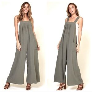 Most Fabulous Angela Solid Fabulous Wide Leg Jumpsuit